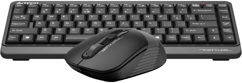 Клавиатура + мышь A4Tech Fstyler FG1110 клав:черный/серый мышь:черный/серый USB беспроводная Multimedia (FG1110 GREY) фото 4