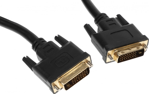 Кабель DVI-D (m) DVI-D (m) 1.8м феррит.кольца черный (682419) (682419#MLN)