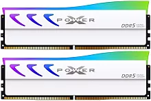 Память DDR5 2x32GB 6400MHz Silicon Power SP064GXLWU64AFDL Xpower Storm RGB RTL Gaming PC5-51200 CL32 DIMM 288-pin 1.4В kit single rank с радиатором Ret
