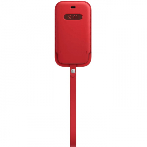 Чехол-конверт Apple MagSafe для iPhone 12 mini, кожа, красный (PRODUCT)RED (MHMR3ZE/A)