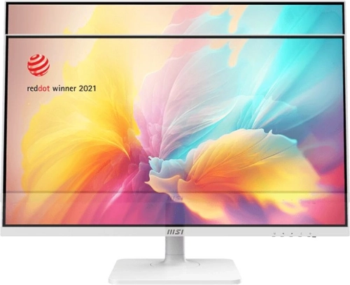 Монитор 27" MSI Modern MD2712PW White (IPS, 1920x1080, HDMI+Type C, 1 ms, 178°/ 178°, 300 cd/ m, 1000:1 (100M:1), 100Hz) (9S6-3PA49H-218) фото 3