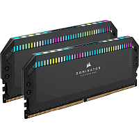 Память оперативная/ Corsair DDR5, 5200MHz 32GB 2x16GB DIMM, Unbuffered, 40-40-40-77, STD PMIC, XMP 3.0, DOMINATOR PLATINUM RGB DDR5 Black Heatspreader, RGB LED, 1.25V (CMT32GX5M2B5200C40)