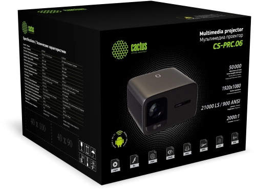 Cactus CS-PRC.06B.WUXGA-A Проектор {LCD 21000Lm LS 900Lm ANSI 2000:1 (50000час) 2xUSB typeA 2xHDMI } фото 21