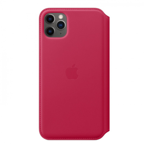 Чехол Apple для iPhone 11 Pro Max Leather Folio кожанный малиновый (MY1N2ZM/A)