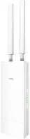 Точка доступа/ AC1200 WiFi Gigabit Outdoor Access Point, 867Mbps at 5GHz + 300Mbps at 2.4GHz, 1 x Gigabit RJ45, 2 Detachable Antennas, 802.3at/802.3af PoE or passive PoE, IP65 Waterproof, lightning protection, 48V passive P (AP1300 OUTDOOR)
