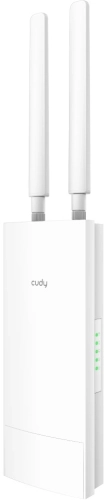 Точка доступа/ AC1200 WiFi Gigabit Outdoor Access Point, 867Mbps at 5GHz + 300Mbps at 2.4GHz, 1 x Gigabit RJ45, 2 Detachable Antennas, 802.3at/802.3af PoE or passive PoE, IP65 Waterproof, lightning protection, 48V passive P (AP1300 OUTDOOR)