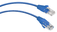 Cabeus PC-UTP-RJ45-Cat.5e-0.5m-BL Патч-корд U/ UTP, категория 5е, 2xRJ45/ 8p8c, неэкранированный, синий, PVC, 0.5м