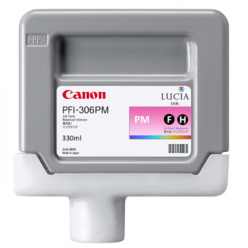 Картридж CANON PFI-306PM Photo пурпурный 330 мл для iPF 8300/ 8300S/ 8400/ 9400/ 9400S (6662B001)