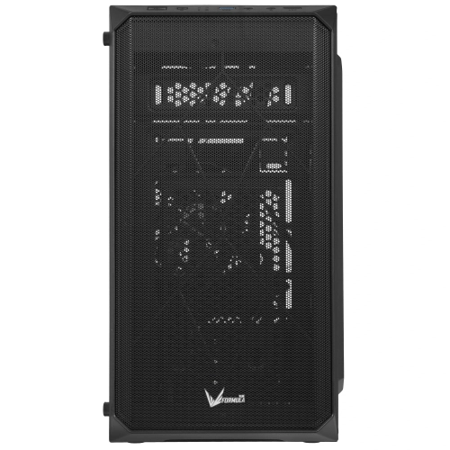 Formula CS-107 Black (mATX, без БП, Window, USB3.0 x1, USB2.0 x1, 12cm black fan x 1) (4711401660552) фото 8