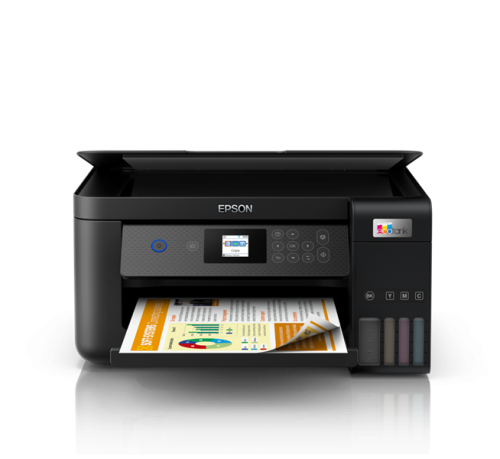 Epson L4260 МФУ А4 цветное: принтер/ копир/ сканер, 33/ 15 стр./ мин.(чб/ цвет), крышка оригиналов, USB, в комплекте чернила 6 500/ 5 200 стр.(чб/ цвет) (C11CJ63415)