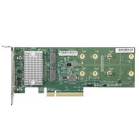 Контроллер SuperMicro AOC-SLG3-2H8M2 2x Hybrid NVMe/ SATA M.2 RAID (0,1) Carrier, support 2242/ 2280/ 22110, Standard LP (AOC-SLG3-2H8M2-O)