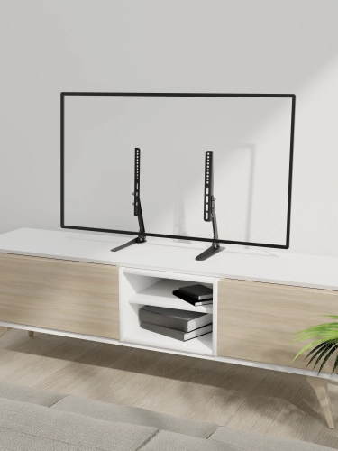 Кронштейн для телевизора Holder LCDT-F01-B черный 13-42 макс.36кг настольный фиксированный