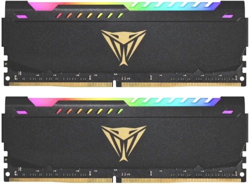 DDR 4 DIMM 64Gb (32Gbx2) PC28800, 3600Mhz, PATRIOT Viper Steel RGB (PVSR464G360C0K) (retail)