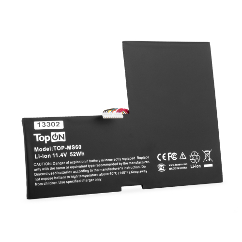 Аккумулятор для ноутбука MSI GS60 11.4V 4500mAh PN: BTY-M6F (TOP-MS60)