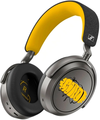 Гарнитура мониторные Sennheiser Momentum Wireless 4 80th Anniversary 2м черный/желтый беспроводные bluetooth оголовье (700433 M4AEBT 80TH)