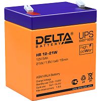 Delta Аккумуляторная батарея для ИБП HR 12-21W (12V/ 5Ah) (HR 12-21 W)