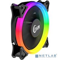 Powercase Вентилятор (PF1-3+4) 5 color LED 120x120x25mm (3pin + Molex, 1150±10% об/ мин) Bulk