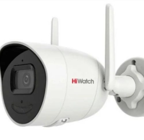 Камера видеонаблюдения IP HiWatch DS-I450W(4mm) Wi-Fi 4-4мм цв. корп.:белый