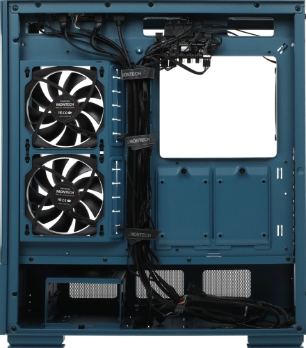 Корпус Montech Sky Two Morocco голубой без БП ATX 3x140mm 2xUSB3.0 audio bott PSU фото 4