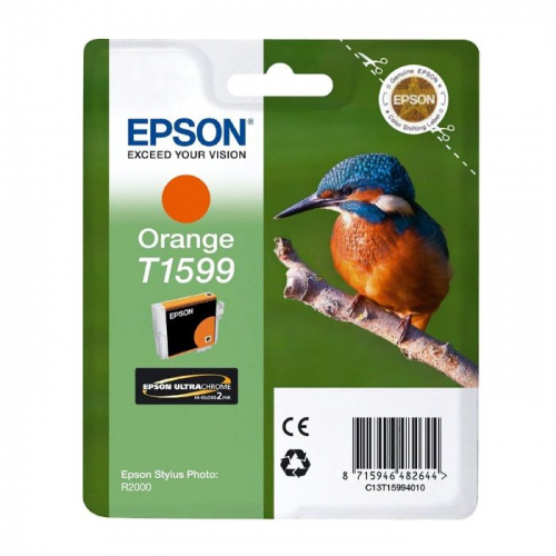 Картридж струйный Epson C13T15924010, голубой, 17 мл., для Epson St Ph R2000