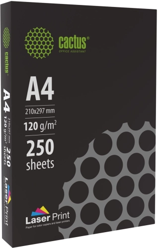 Бумага Cactus CS-LPA4120250 A4 марка A/120г/м2/250л./белый CIE170% для лазерной печати