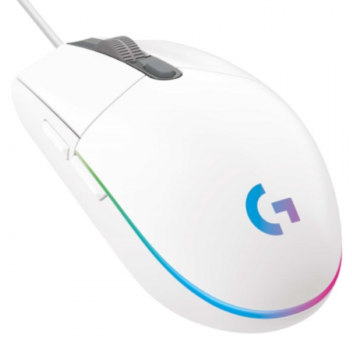 Мышь Logitech Gaming G102 Wired, Lightsync RGB, USB, 6 кнопок, 2.1 m, White (910-005824)