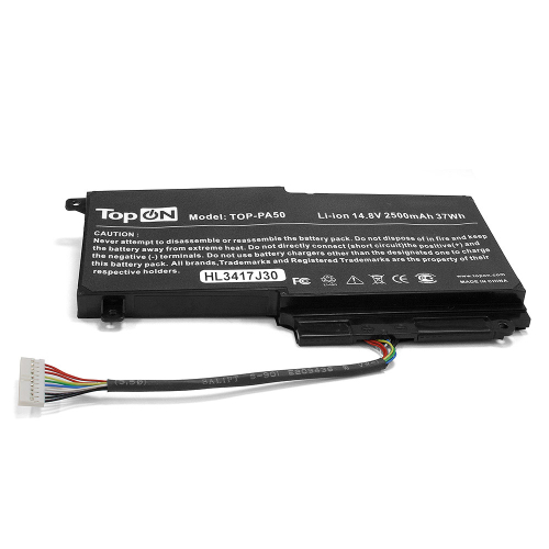 Батарея для ноутбука TopON TOP-PA50 14.4V 2500mAh литиево-полимерная