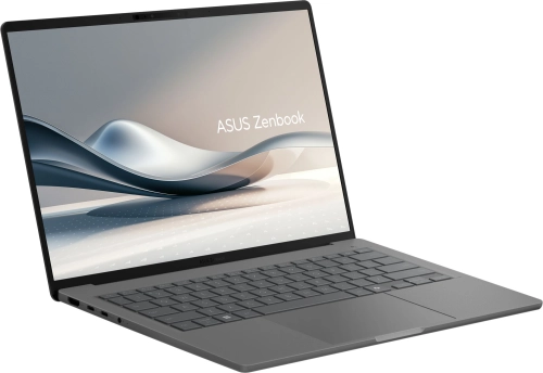 Ноутбук ASUS Zenbook A14 UX3407QA-QD267W Snapdragon X X1 26 100 Qualcomm Hexagon 16GB 512GB PCIE SSD Adreno GPU 14 OLED WUXGA ,Win11 HOME 0.74 kg Iceland Gray (90NB1502-M00DN0) фото 3