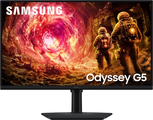 Монитор Samsung 27 Odyssey G5 LS27FG502EIXCI черный IPS LED 16:9 HDMI матовая HAS Piv 1000:1 300cd 178гр/178гр 2560x1440 180Hz G-Sync FreeSync DP QHD 4.1кг