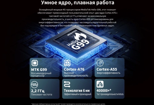 Планшет Teclast T60 Pro Premium set T620 (2.0) 8C RAM8Gb ROM128Gb 12 IPS 2000x1200 4G Android 14 серый 13Mpix 5Mpix BT WiFi microSD 1Tb 8000mAh (1747209) фото 27