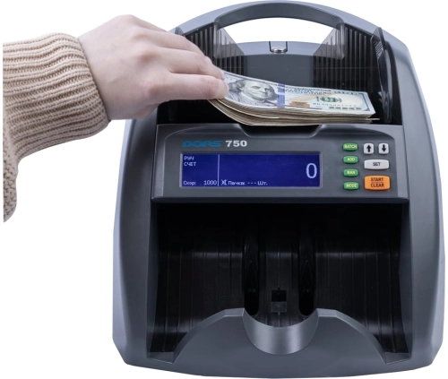 Счетчик банкнот Dors 750 S5/RUS2 мультивалютный SYS-052631 фото 3