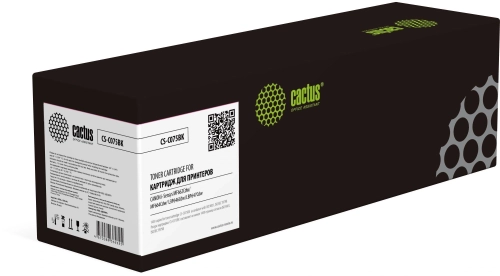 Картридж лазерный Cactus CS-C075BK 075 черный (1400стр.) для Canon i-SENSYS MF662Cdw/MF664Cdw/ LBP646Cdw/LBP647Cdw