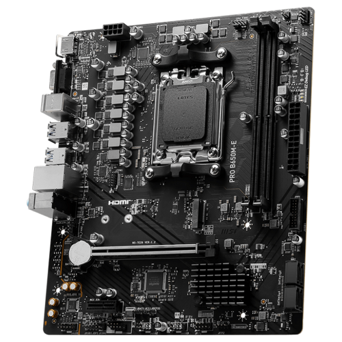 Материнская плата MSI PRO B650M-E B650, AM5, 2*DDR5, 1*PCIEx16, 1*PCIEx1, 1*M.2, 6*USB3.2Gen1, 6*USB2.0, 4*SATA3.0, 1G, VGA, HDMI, M-ATX, RTL фото 4