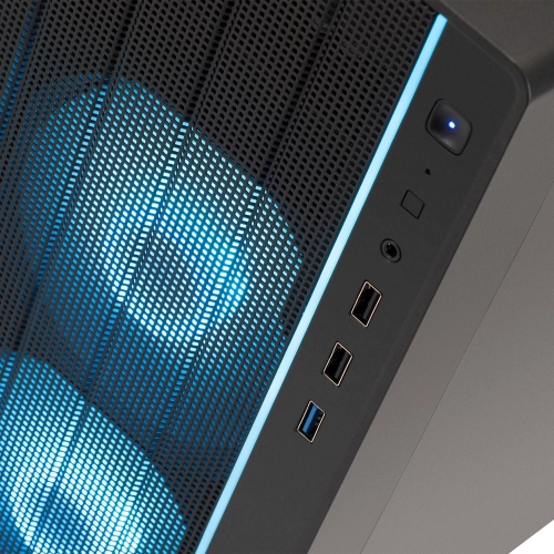 Компьютер IRU Tactio 520B5SEA MT Ryzen 5 5600X (3.7) 32Gb SSD1Tb RTX5060 8Gb без ОС GbitEth 500W черный (RUS) (2170119) фото 4