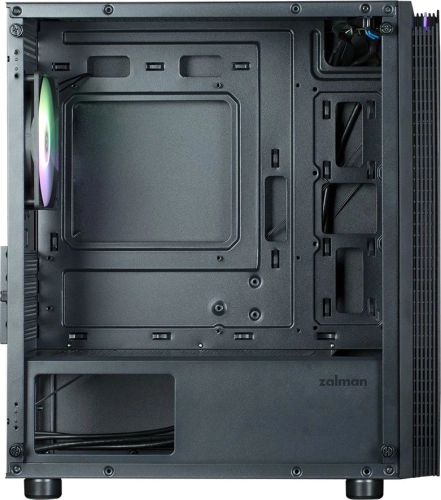 Корпус Zalman ZM-T4 Plus черный без БП mATX 6x120mm 1x140mm 1xUSB2.0 2xUSB3.0 audio bott PSU фото 4