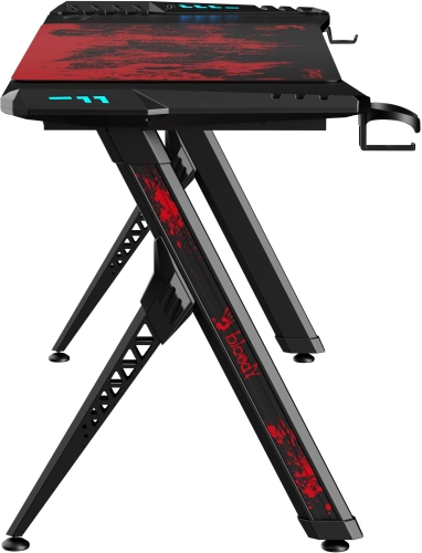 Стол игровой Bloody BD-TB101 столешница ЛДСП карбон каркас черный 140x75x75см фото 5