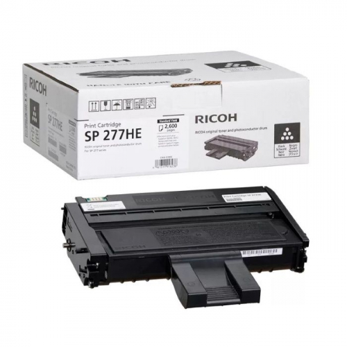 Принт-картридж Ricoh SP 277HE черный 2600 страниц для SP 277NwX / SP 277SNwX / SP 277SFNwX (408160)