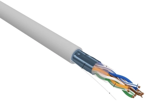 Кабель информационный PROconnect 01-0143 кат.5E U/ UTP 4 пары 24AWG PVC внутренний 305м серый