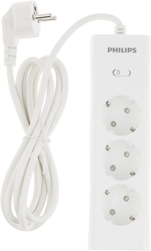 Сетевой фильтр Philips CHP2135WA/ 51 2м (3 розетки) белый (коробка) (CHP2135WA/51) фото 5