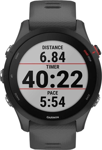 Смарт-часы Garmin Forerunner 255 33мм 1.3 корп.черный рем.темно-серый (010-02641-10) фото 8