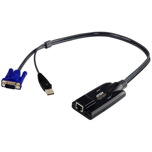 Модуль удлинителя, SVGA+KBD+MOUSE USB, 50 метр., для подкл. комплекта перключат. KN2124v/ 2140v/ 4124v/ 4140v/ 2116A/ 2132/ 4116/ 4132; KM0532/ 0932/ 0032, макс.разреш. 1600х1200, RJ45+HD-DB15+USB A-тип, Fema (KA7170)