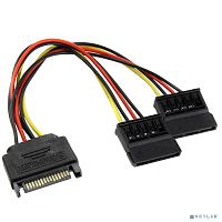 ORIENT C573, Переходник питания SATA 15pin (M) -] 2 x SATA 15pin (F)