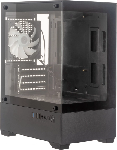 Корпус Accord ACC-ZCU2B черный без БП mATX 5x120mm 2xUSB2.0 1xUSB3.0 audio bott PSU
