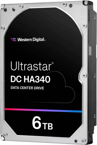 Жесткий диск WD SATA-III 6TB 0B47077 WUS721206BLE6L4 Server Ultrastar DC HA340 512E (7200rpm) 256Mb 3.5 фото 3