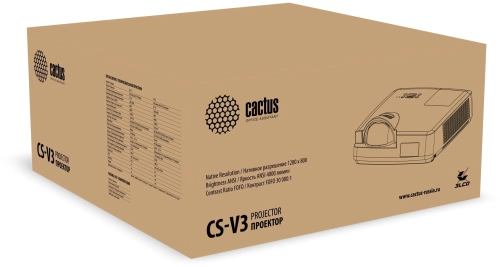 Проектор Cactus Bright CS-V3.B 3LCD 64000Lm LS 4000Lm ANSI (1280x800) 30000:1 ресурс лампы:10000часов 1xUSB typeA 1xUSB typeB 2xHDMI 4кг фото 13