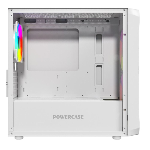Powercase Mistral Micro A3B ARGB, Tempered Glass, 2x 140mm ARGB PWM+1x 120mm ARGB PWM, белый, mATX (CMMAW-A3) фото 7