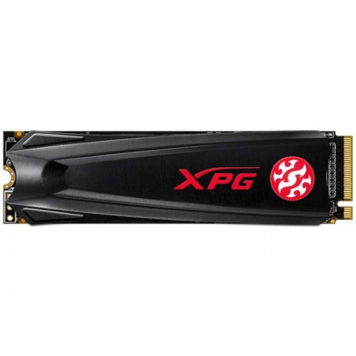 Твердотельный накопитель A-DATA XPG GAMMIX S5 SSD M.2 2280 512GB PCIe Gen3x4 3D TLC 2100/1400MB/s IOPS 250K/240K MTBF 2M (AGAMMIXS5-512GT-C)