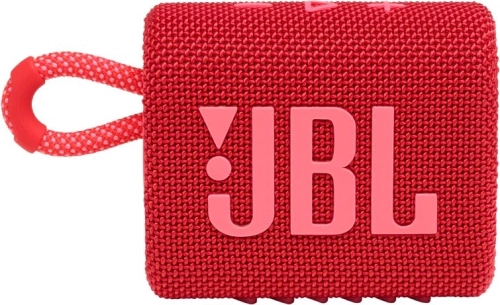 Портативная акустическая система JBL GO 3 красная (JBLGO3RED)