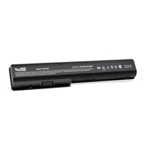Батарея для ноутбука TopON 70080 14.8V 4400mAh литиево-ионная (TOP-DV7)
