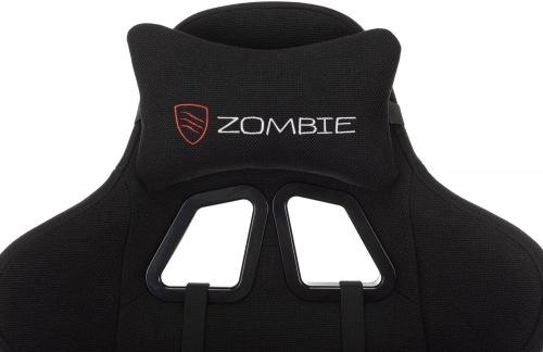 Кресло игровое Zombie Carry черный/ серый с подголов. крестов. пластик пластик черный (ZOMBIE CARRY BLACK) фото 9